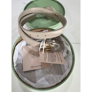 Nina Woof Cupertino Collar Beige Size L Dog Pet Accessory New in Box‎